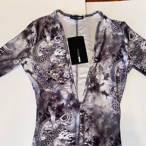 A Little Coverage Printed Romper